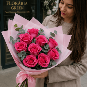 Buchet 9 trandafiri