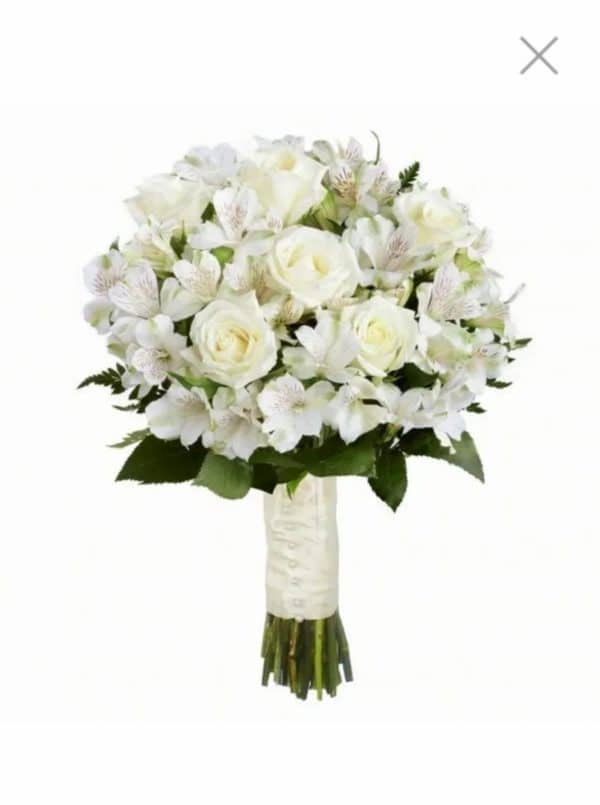 buchet mireasa alb
