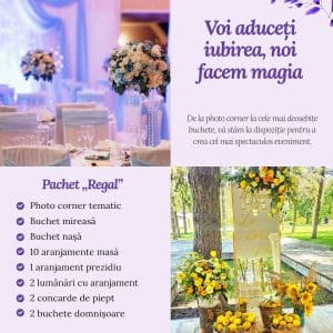 pachet floral nunta