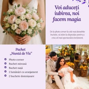 pachet floral nunta