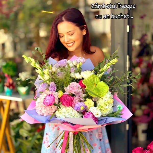Buchet de Vis – Flori în Stil Grandios